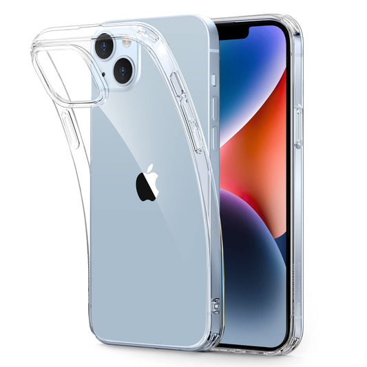 iPhone 14 Clear White Phone Cover