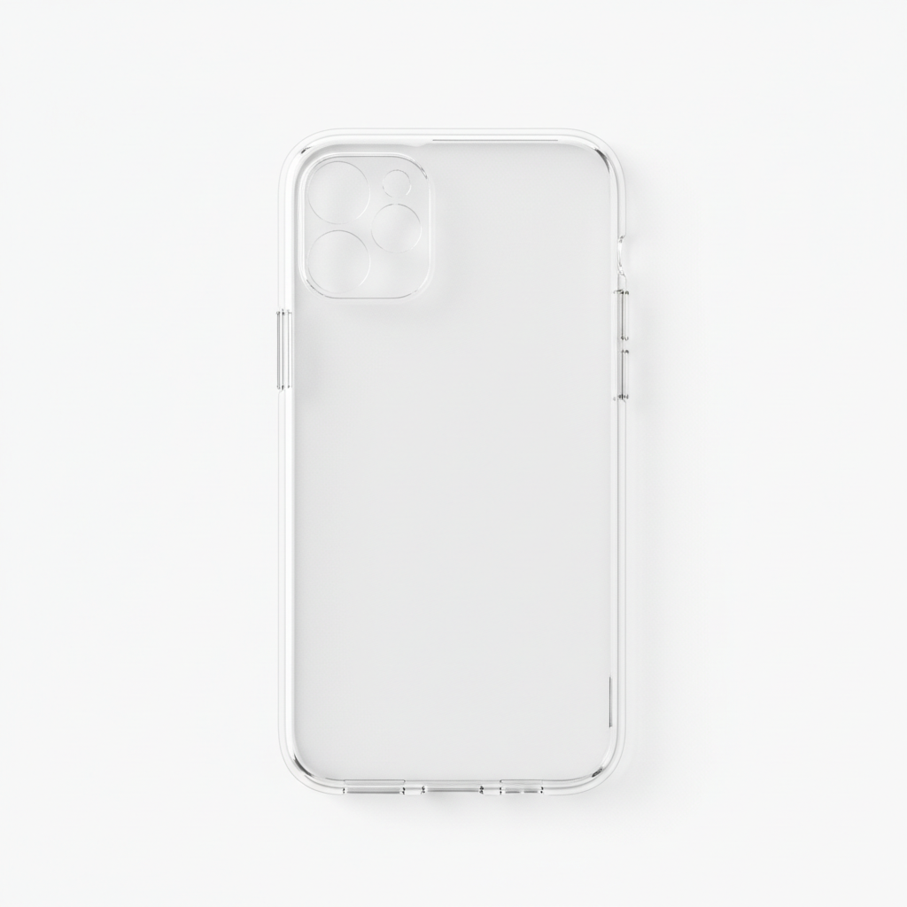 Clear silicone case for iPhone 12